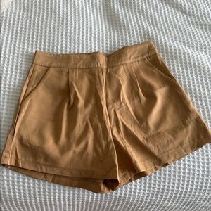 Shein Tan High Waisted Women's Shorts